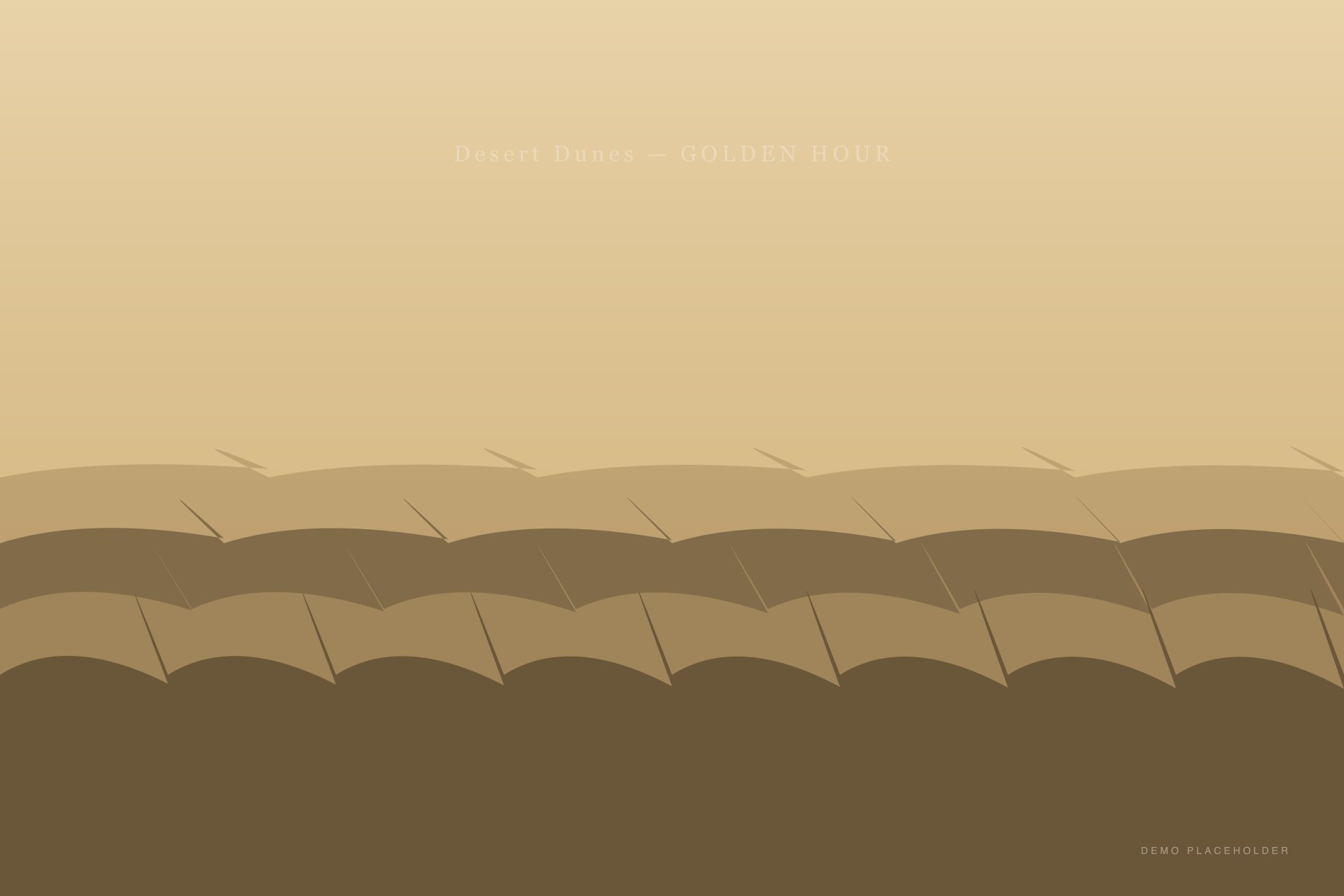 Oasis & Desert